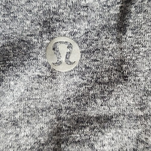 Lululemon Poloshirt Herren Größe L Kurzarm Grau Athletic Fit Stretch - Bild 11 von 12