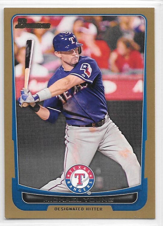 2012 Bowman Baseball GOLD Insert Singles - Complete Your Set! - NM/Mint