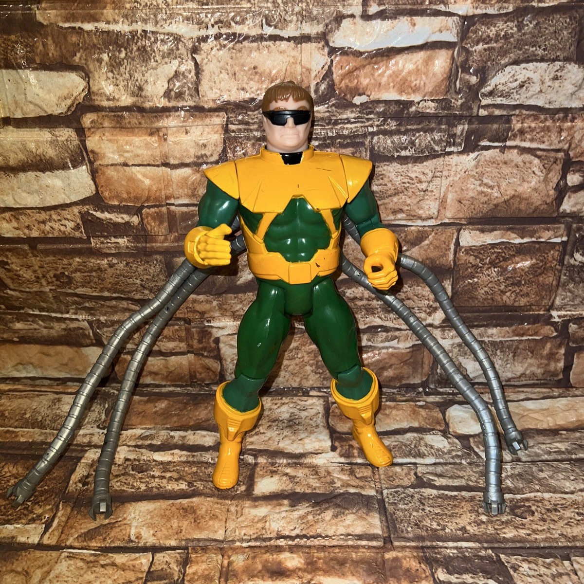 Marvel Spider-Man Animted Dr. Octopus Doc Ock Toybiz W/Rubber