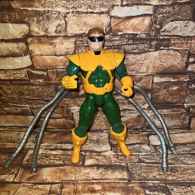 Marvel Spider-Man Animted Dr. Octopus Doc Ock Toybiz W/Rubber Tentacles￼ 10  HTF