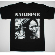 Nailbomb Band Album T-shirt Black Short Sleeve All Sizes XX35