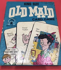 Vtg OLD MAID CIRCUS Card Game King Size 3292 Edu-Cards 1973 100 Comp 1i