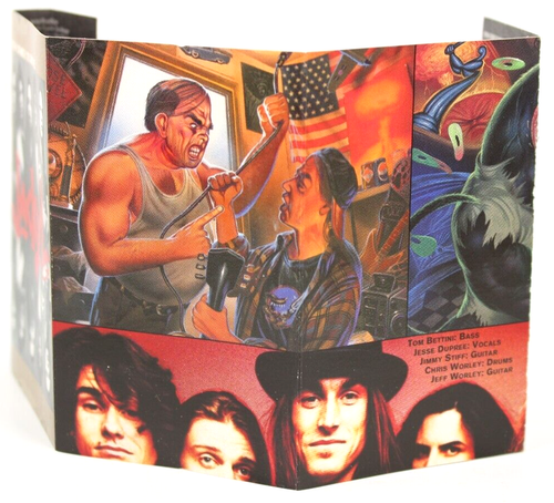 JACKYL- PUSH COMES TO SHOVE 1994 CASSETTE TAPE VINTAGE HARD ROCK TESTED GEFFEN - Picture 9 of 11
