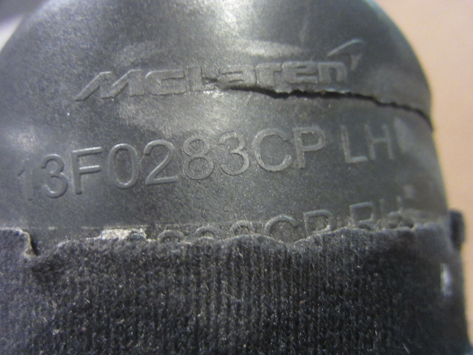 McLaren 570S - LH Air Cleaner Duct - P/N 13F0283CP