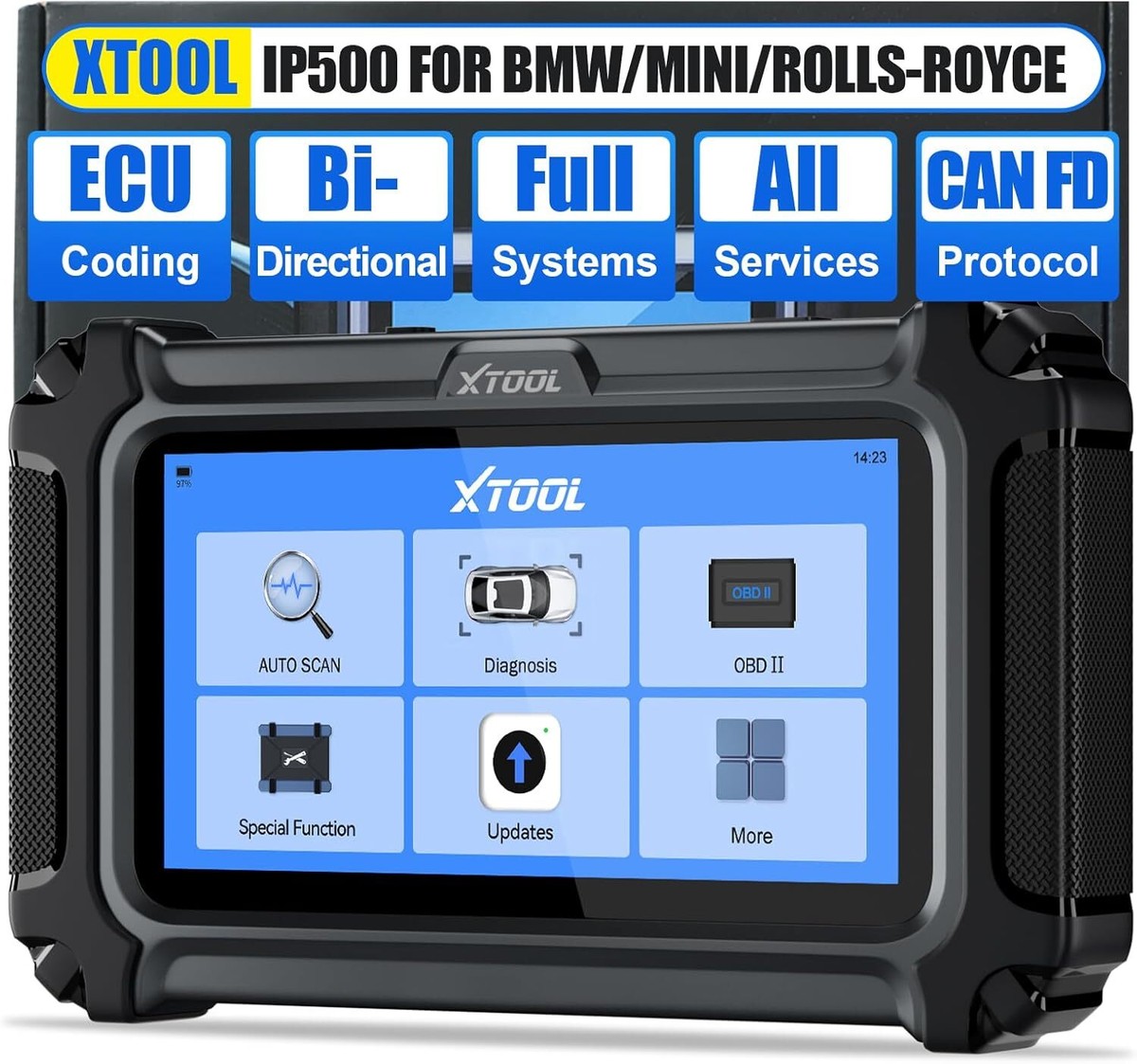 XTOOL IP500 For BMW/MINI Bidirectional OBD2 Scanner Diagnostic