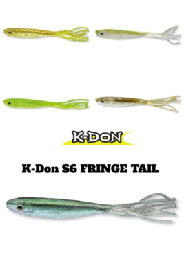 K-Don S6 Fringe Tail 14 cm / Farbauswahl / Cormoran Vertikal