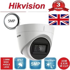 HIKVISION 5MP TURRET CCTV CAMERA 2K 40M IR BUILT-IN MIC DS-2CE78H0T-IT3FS 2.8MM