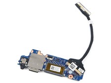 DELL INSPIRON 7420 7425 2-IN-1 USB SD CARD READER AUDIO I/O BOARD W/ CABLE F1RDX
