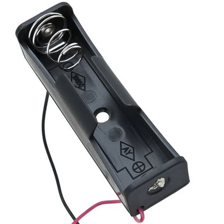 1 x 18650 Battery Holder Case Box with 6 inch Wire Leads - Image 1 of 4