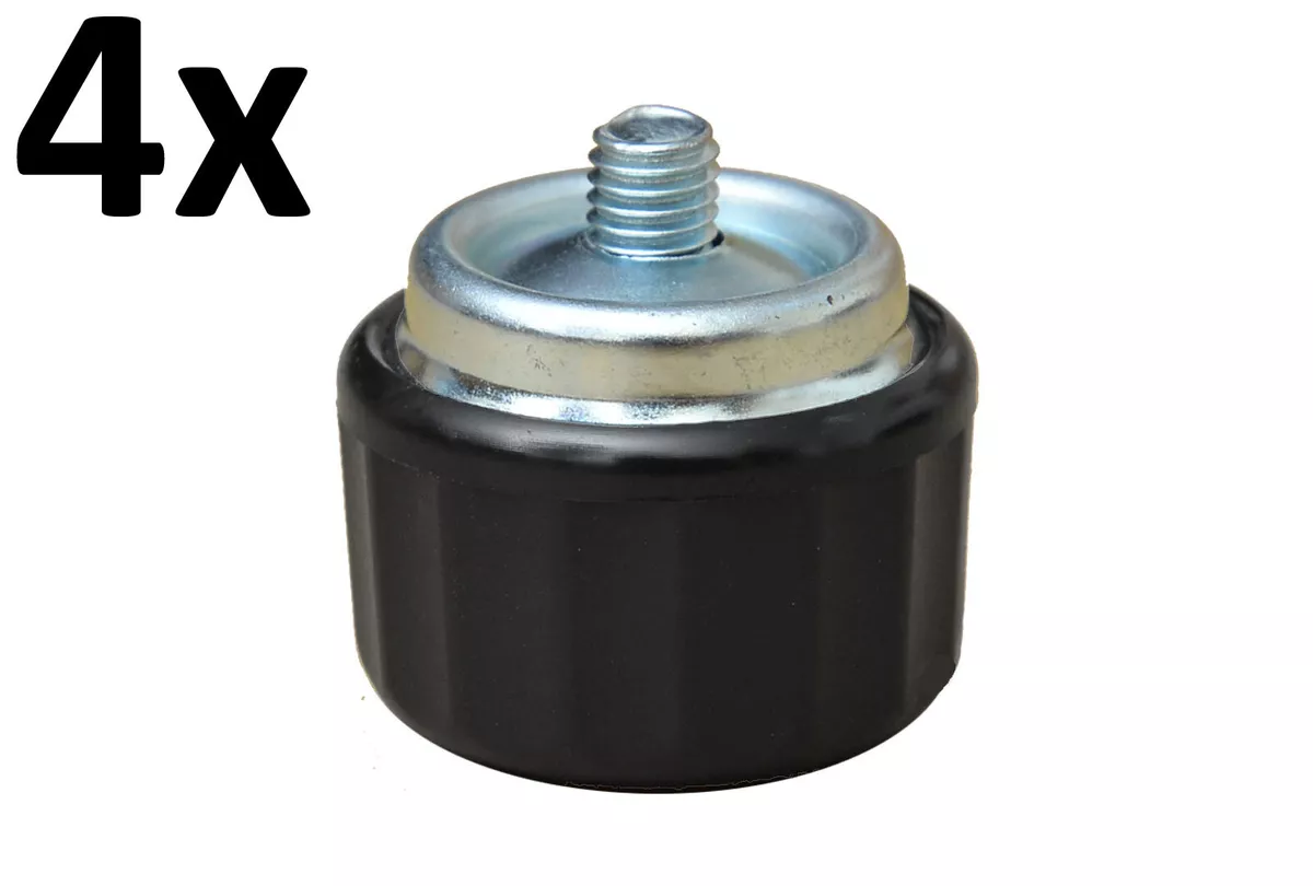 Self adjusting outlet table feet