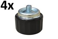 4x self adjusting hydraulic table base feet M6 M8 M10 pub restaurant levelling