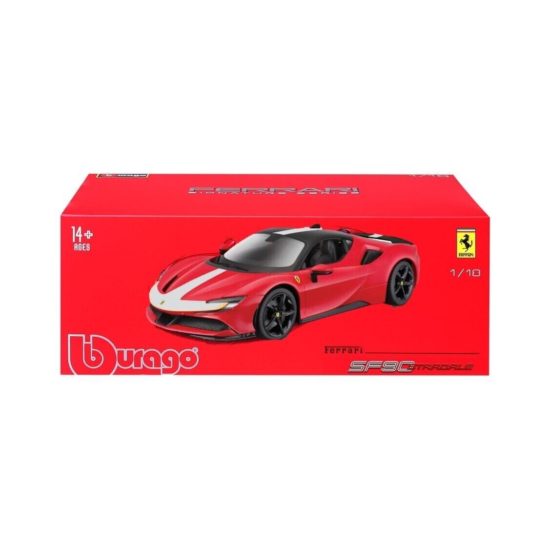 値下げ！フェラーリ SF90 STRADALE 模型 2019年 1/18 Ferrari 2019 SF90 Stradale Hybrid Model Assetto Fiorano
