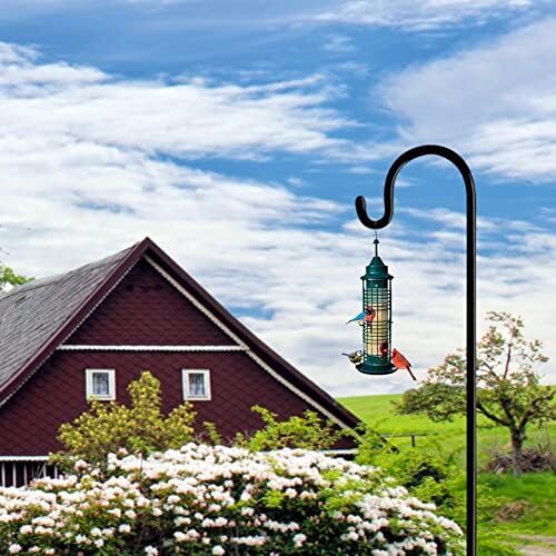 2 Pack Shepherds Hook 48 Inch Tall Bird Feeder Pole Shepards Hooks for Outdoor - Picture 6 of 7