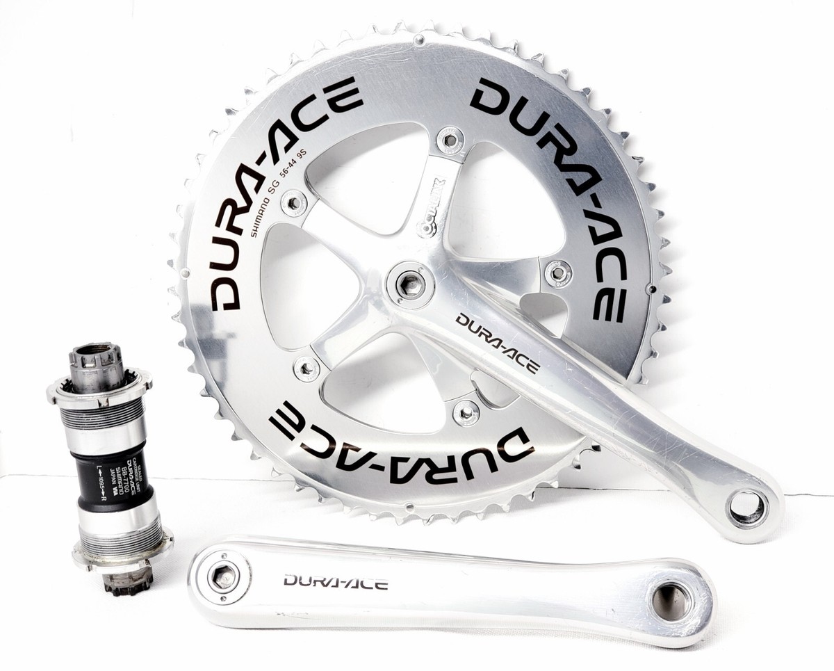 Vtg Shimano Dura Ace FC-7701 175mm 56-44T Crankset w/Special TT