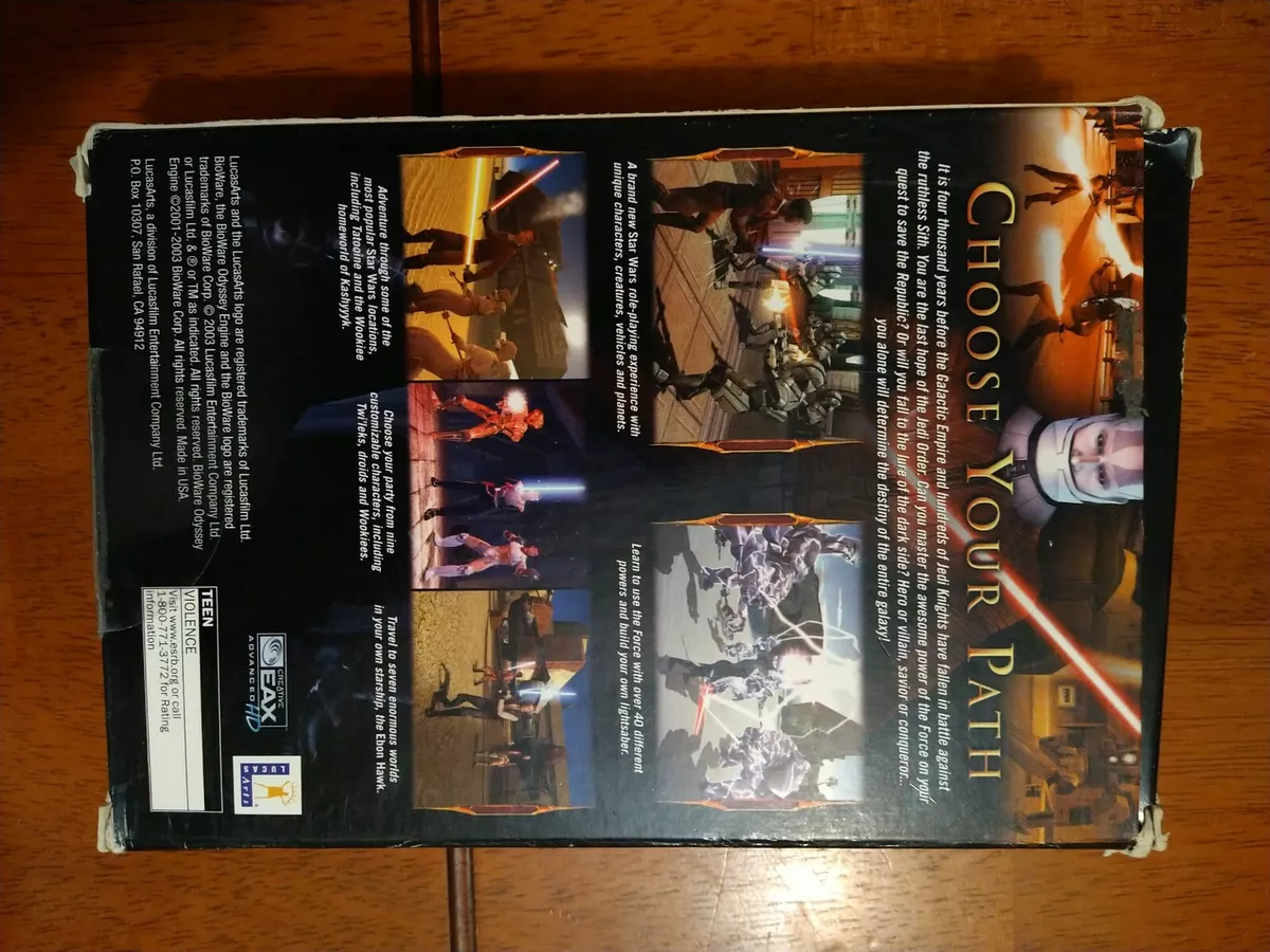  Star Wars Knights of the Old Republic - PC : Complete w/Big Box  & Manual: Video Games