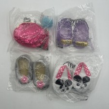 My Life As Doll Glitter Clutch Glitter Shoes 18" Doll Accessories Lot of 4