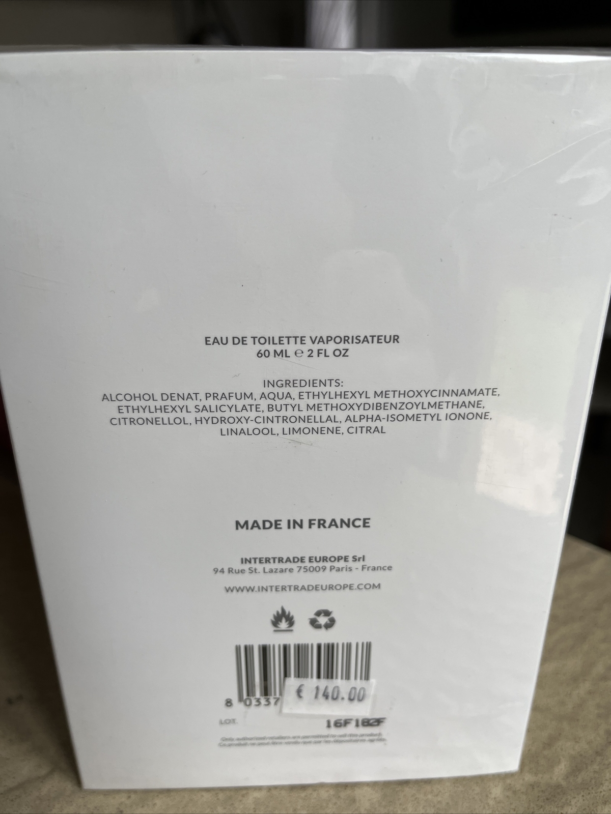 eau de parfum A LAB ON FIRE L’ANONYME OU 1475 a 60 ml eBay