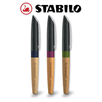 Stabilo Grow Klimaneutraler Füller Füllhalter Füllfederhalter Schule Holzschaft