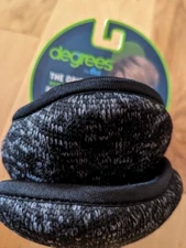 Degrees by 180s Men's  Fleece Behind-the-Head Ear Warmer/Muffs Charcoal Heather
