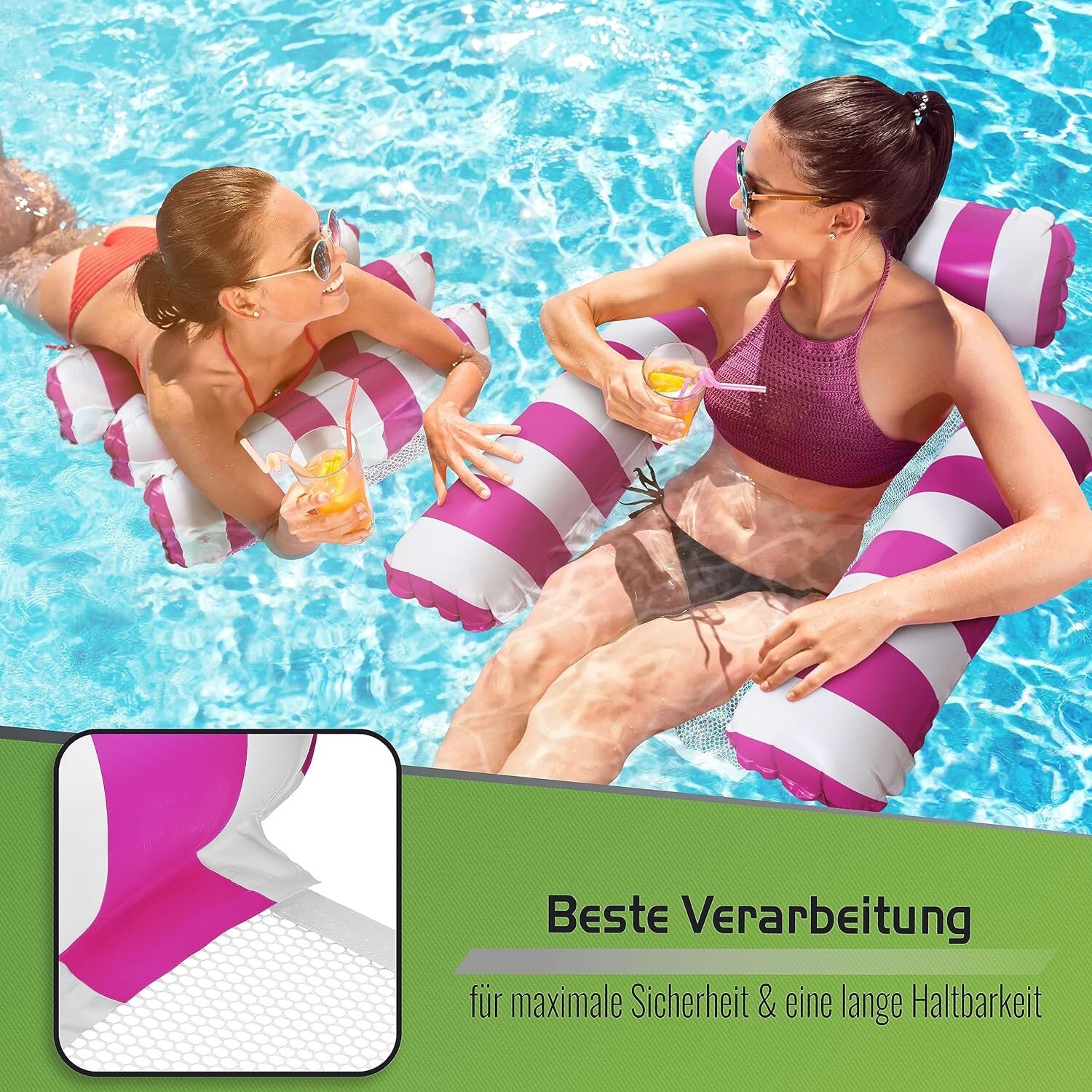 Inflables para piscina hamaca de agua tumbona inflable flotadores