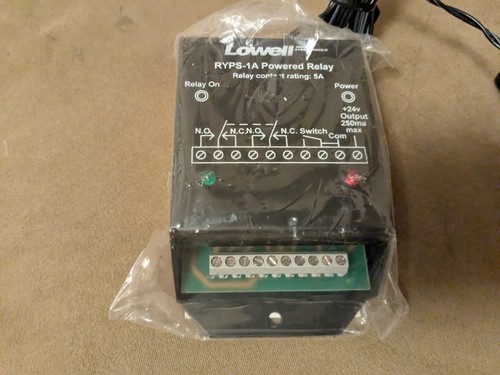 Lowell Model No RYPS-1A Powered Relay Module Contract Rating 5A Tested Used - Picture 3 of 9