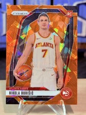 2024-25 Panini Prizm - Nikola Durisic #229 Orange Ice Prizm (RC)