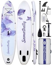 10.6' Inflatable Stand Up Paddle Boards, 32" Paddle Board of All Skill Levels...