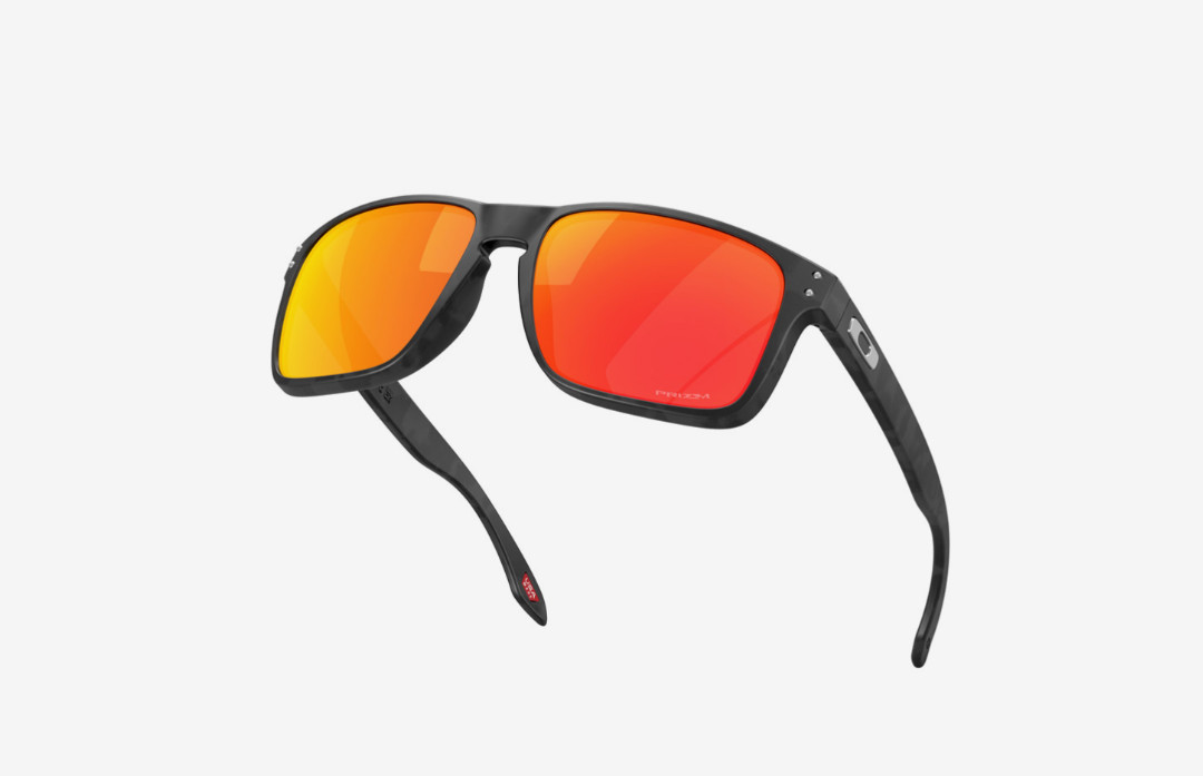 NEW Oakley Holbrook XXL Matte Black Camo PRIZM Ruby Lens Sunglass 9487-06