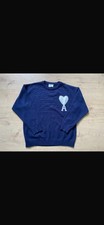 Ami Paris Herren Pullover Blau, Größe L