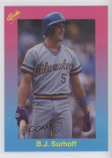 1989 Classic Update Pink/Light Blue Travel Edition BJ Surhoff #25 0au4