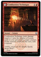 Combustion Technique - 0128 - Avatar: The Last Airbender TLA - MTG - NM/M