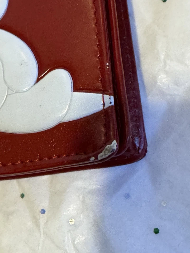 shagwear womens wallet Polar Bear Vintage Red White 12 Credit Card Holders - Image 3 of 4