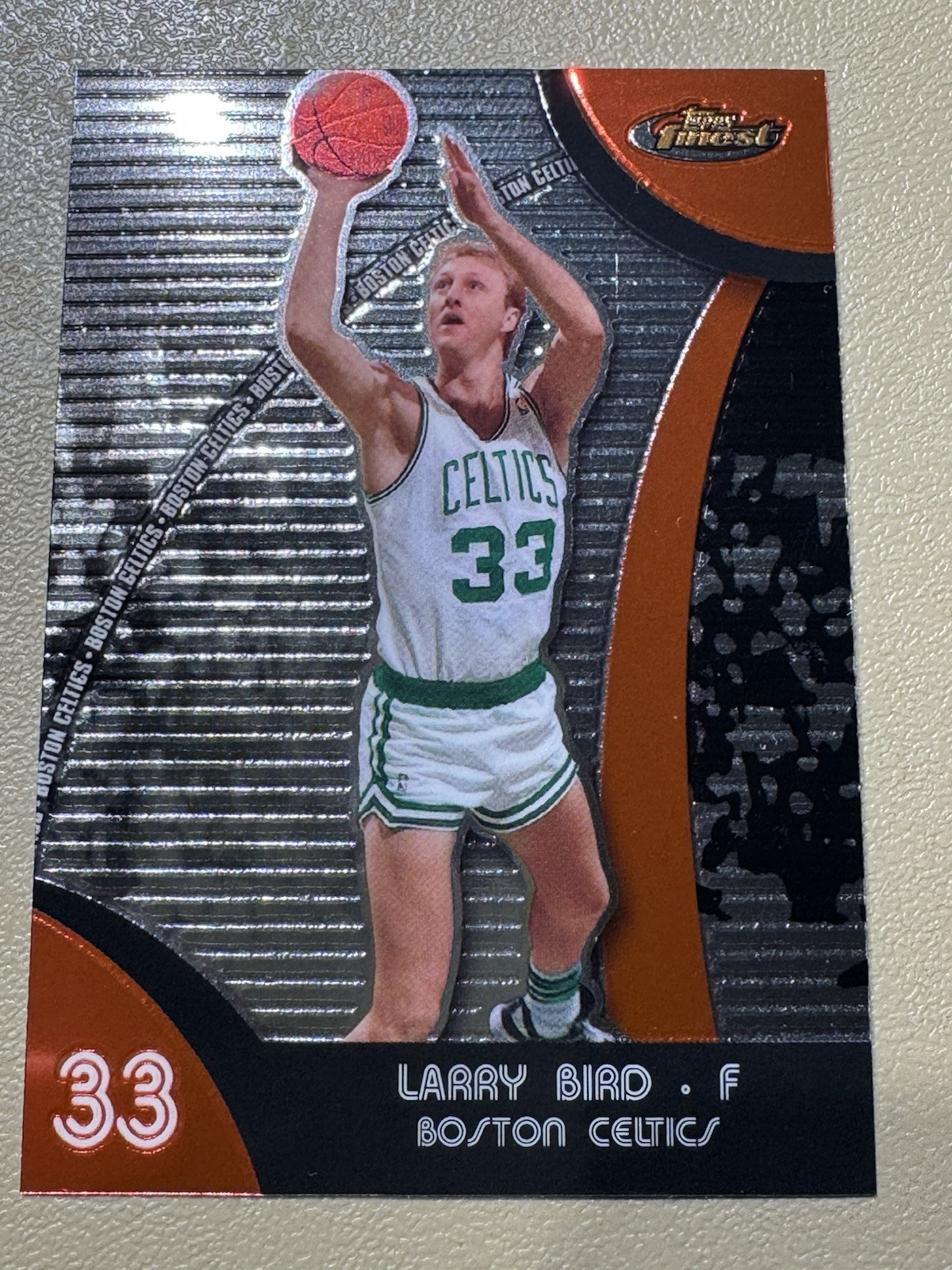 2007-08 Topps Finest - Refractor #50 Larry Bird