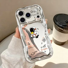 Shockproof Case For iPhone 17 Pro Max 16 15 14 13 12 Astronaut Patterned Cover