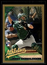 Josh Donaldson 2010 Topps Update Gold Rookie Card /2010 #US-172. rookie card picture