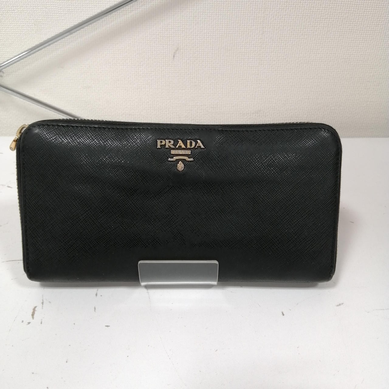 Round Zip Wallet Model Number BLK Condition PRADA - image 1