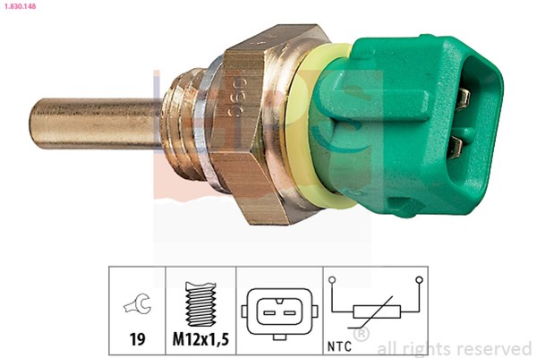 EPS KüHlmittel Wasser Temperatur Sensor 1.830.148 FüR Zeta Fiat Lancia CitroËN 2-image
