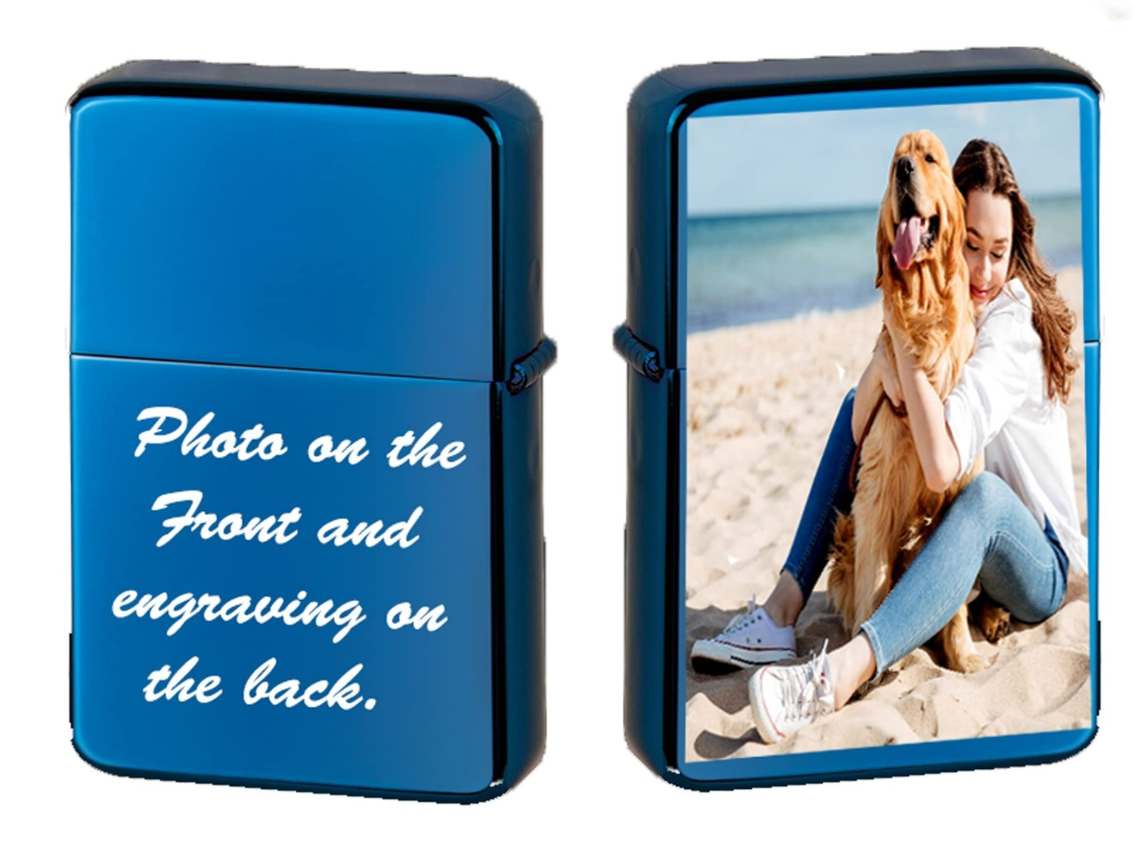 Blue &ndash; Add Photo/logo, Free Engraving, Gift For Him