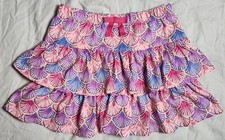 Tommy Bahama Girl's Skirt Ruffle Metallic Skort Lined Flutter Size M 7-8