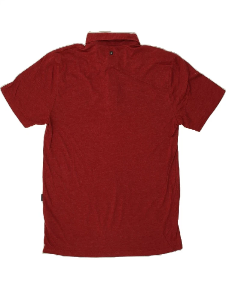 VOLCOM Mens Petit Polo Shirt Small Red Cotton EZ10 - Image 2 of 3