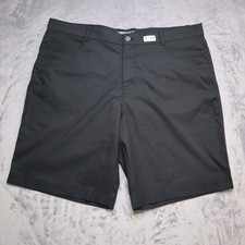 Nike Shorts Men 38 Black Check Golf Sport Dri Fit Athletic Casual Outdoors Chino