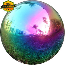 Garden Gazing Globe Mirror Ball Stainless Steel 6 Inch Sphere