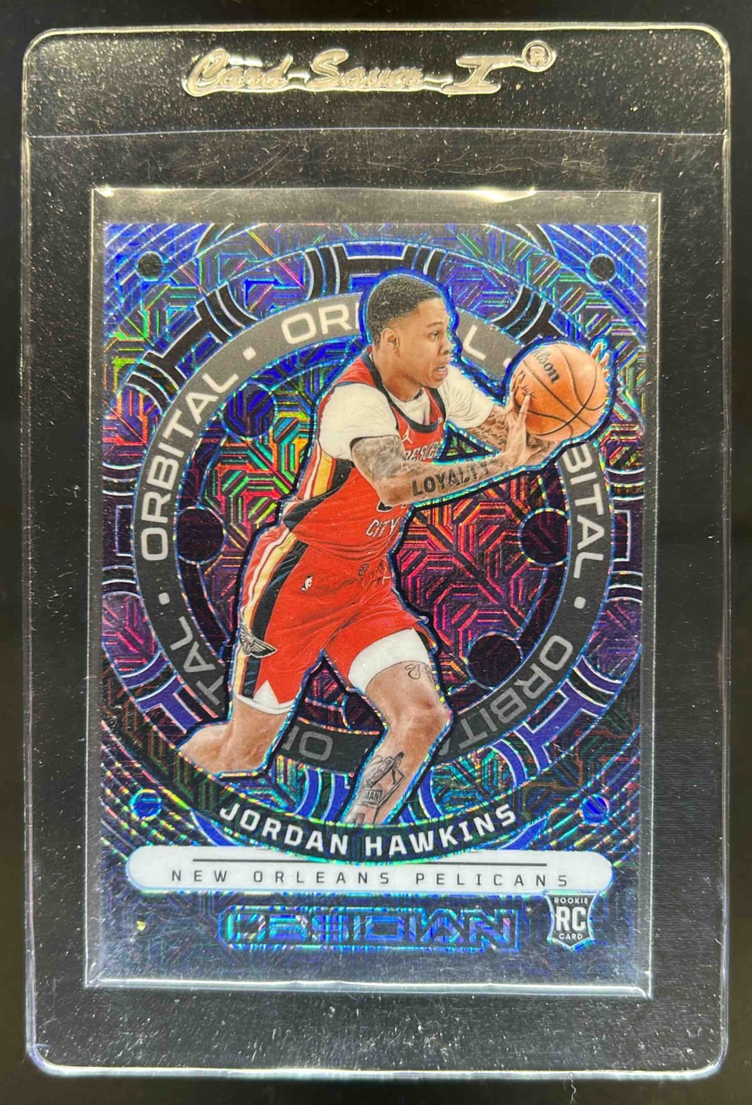 2023-24 Obsidian Jordan Hawkins Orbital RC Electric Etch Deep Sea Mojo #5/5