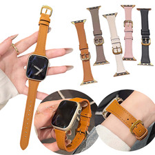 Leather Band Strap For Apple Watch Series 11 10 SE Ultra 38/40/41/42/44/45/49mm