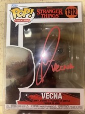 Jamie Campbell Bower Signed Funko Pop Stranger Things Vecna Autographed JSA COA