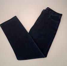 Sportscraft Men's Straight Leg Jeans Size 32 Dark Wash Blue Denim Casual Pants
