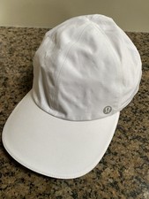 LuLuLemon Running Hat White Great Condition 