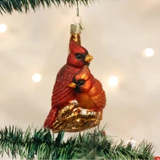 Old World Christmas - Pair Of Cardinals - 16045