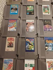 Huge NES 50 Game Lot Super Mario 3 Tetris Gauntlet 2 Tecmo Bowl 1942 Elevator