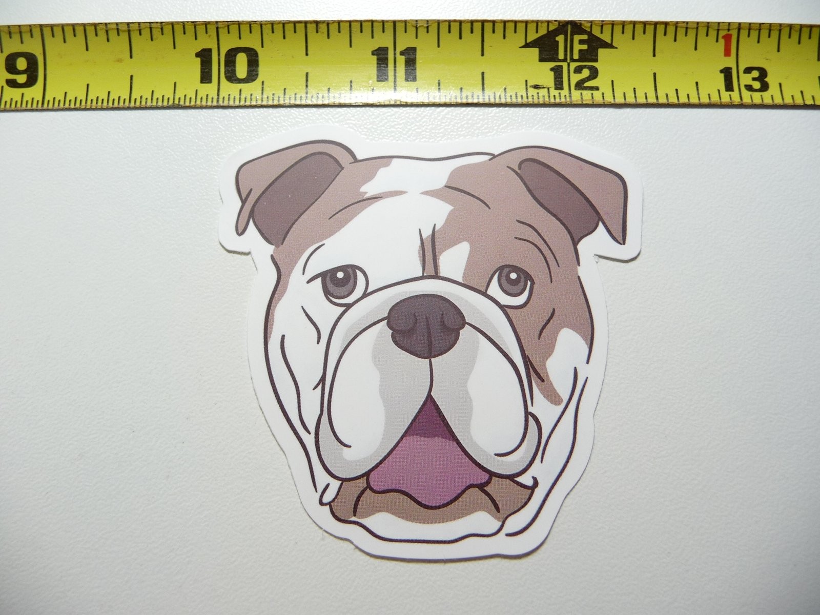 Bulldog Portrait Decal Sticker for Laptop Pet Lovers